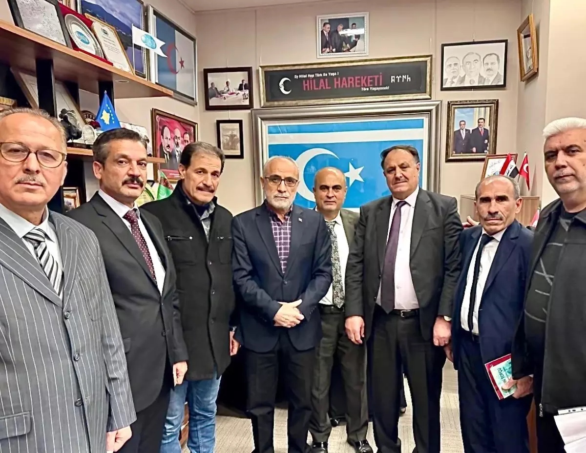 Cumhurbaşkanı Başdanışmanı Yalçın Topçu, Suriye Türkmen heyetini kabul etti