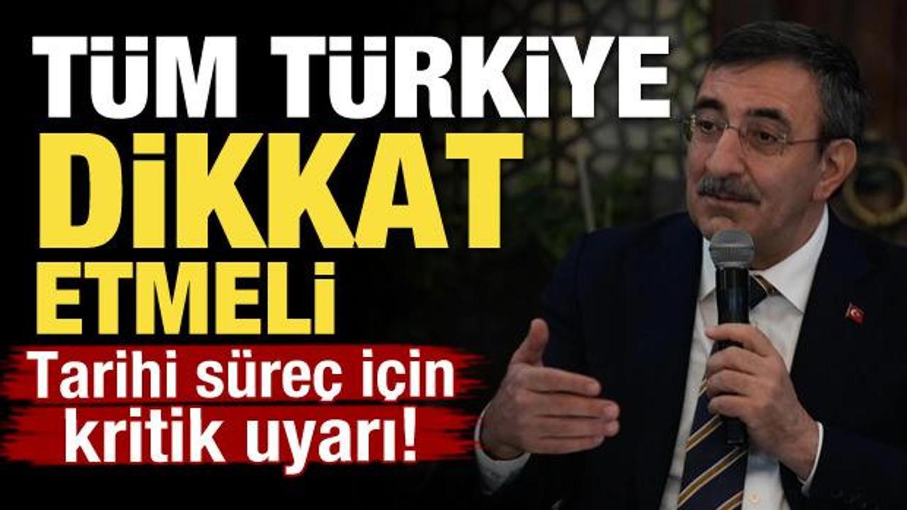 Cumhurbaşkanı Yardımcısı Cevdet Yılmaz’dan Terörsüz Türkiye ve Bölgesel İstikrar Vurgusu