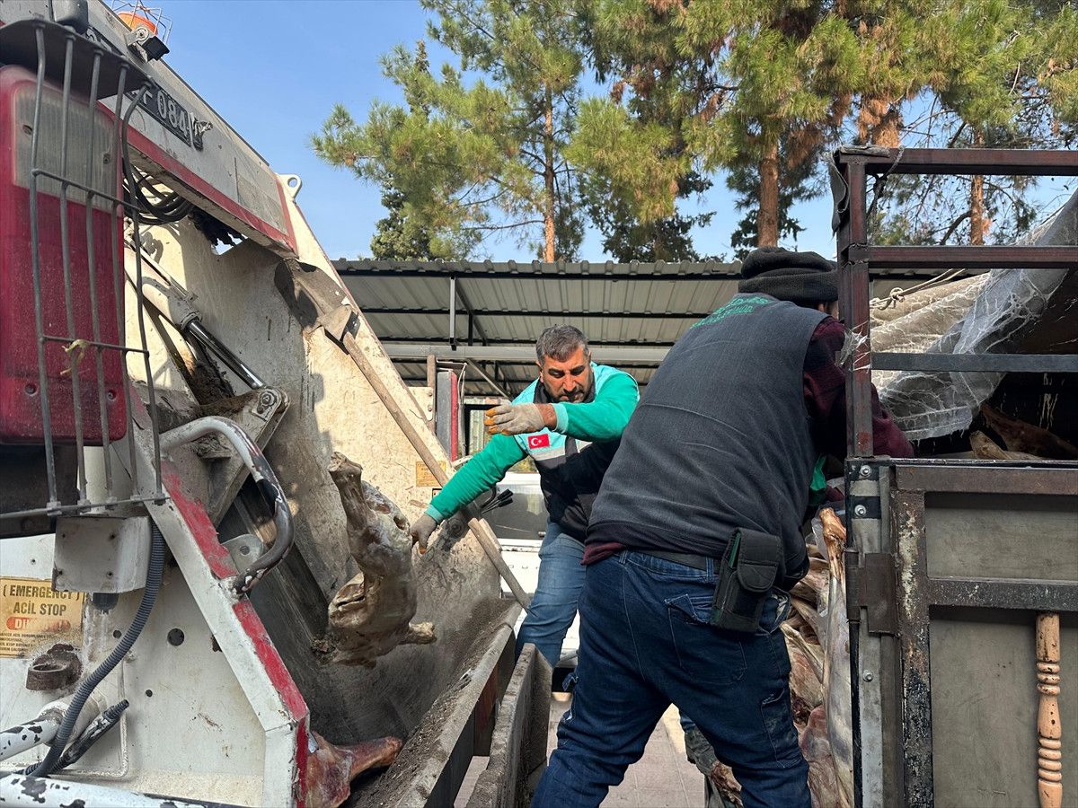 Gaziantep Nizip'te 1,9 Ton Bozulmuş Et Ele Geçirildi ve İmha Edildi