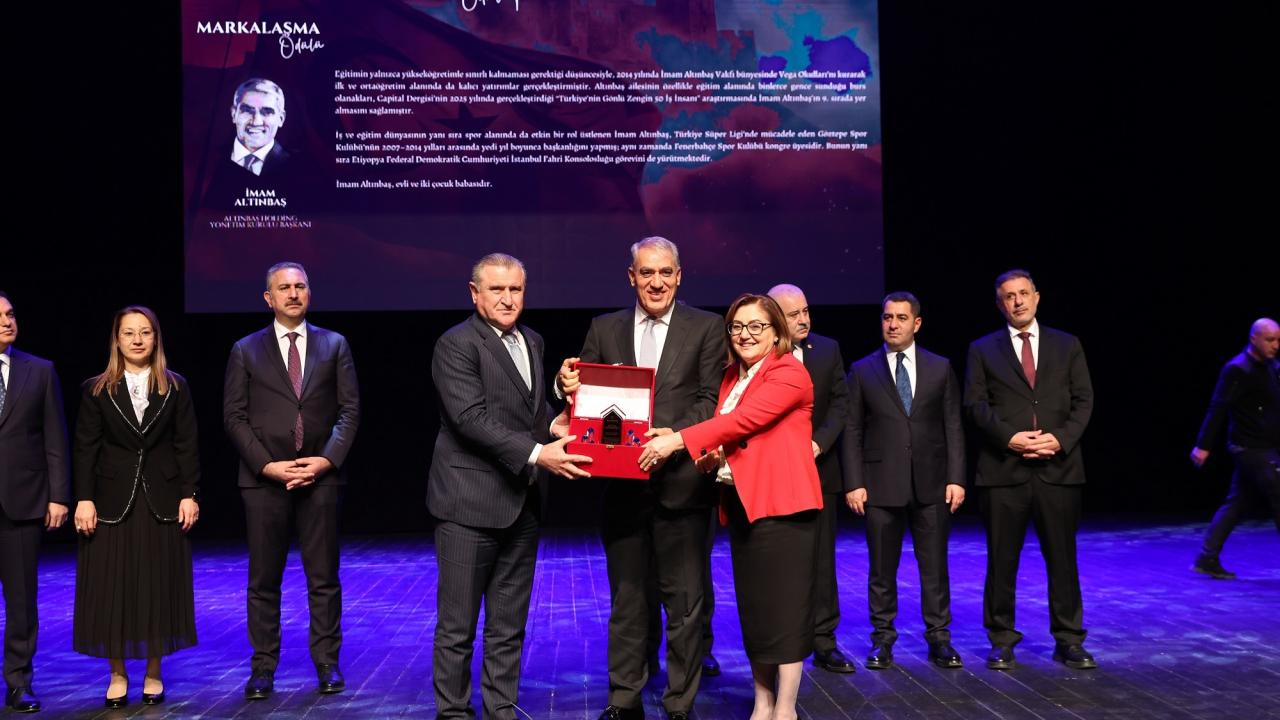 Gaziantep'e değer katanlar ödüllendirildi