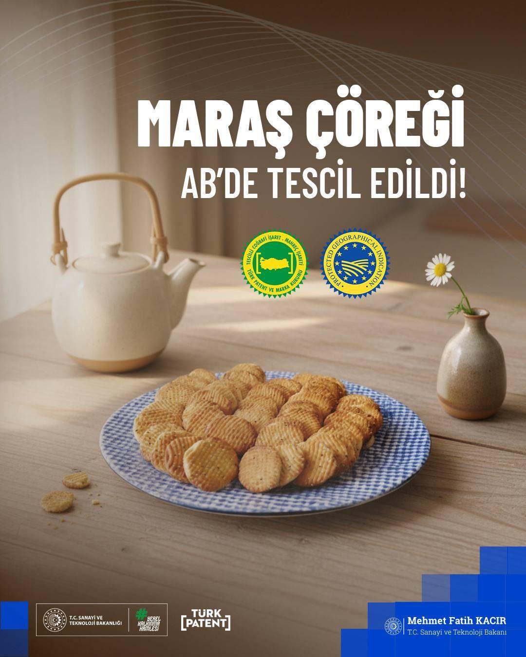 Maraş Çöreği Avrupa Birliği’nde Tescillenen 44. Coğrafi İşaretli Ürün Oldu