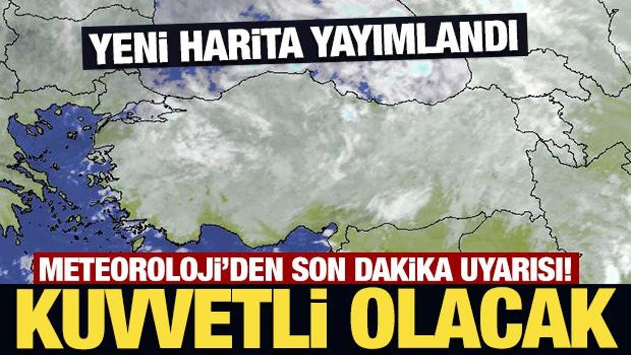 Meteoroloji Genel Müdürlüğü'nden Kuvvetli Yağış ve Sis Uyarısı