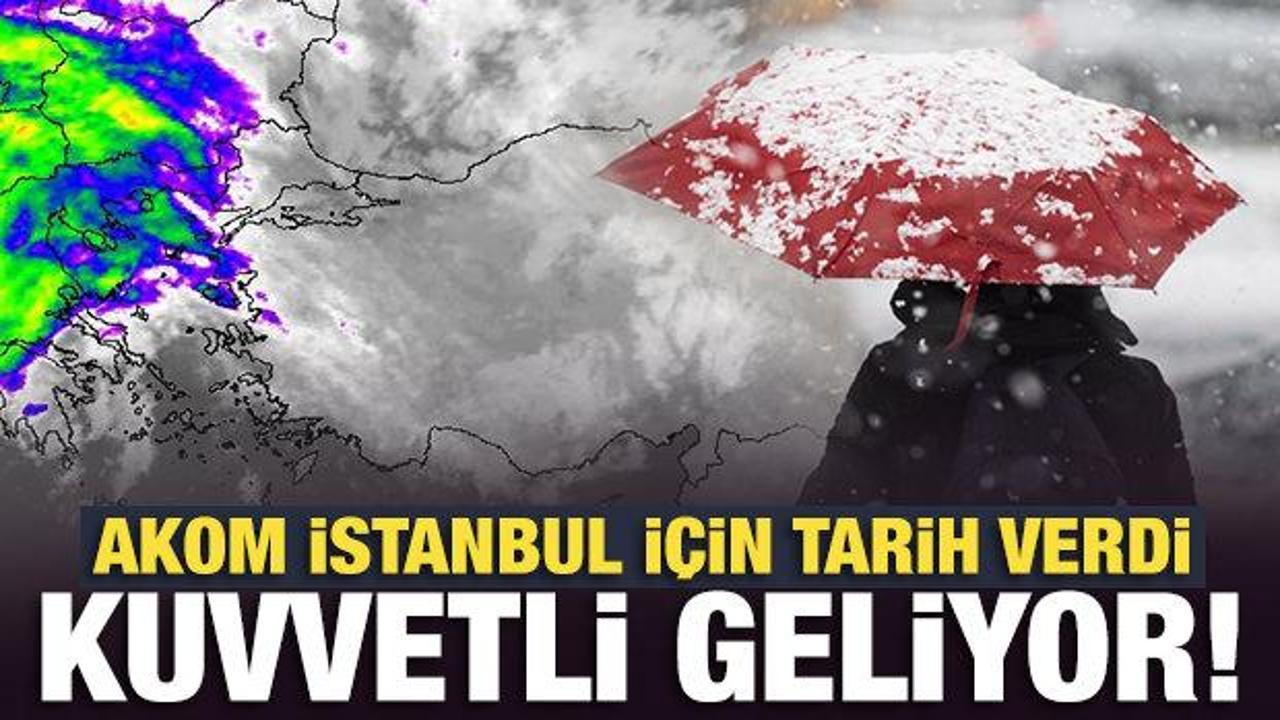 Son Dakika... Meteoroloji duyurdu: Kar geliyor! İstanbul için tarih verildi