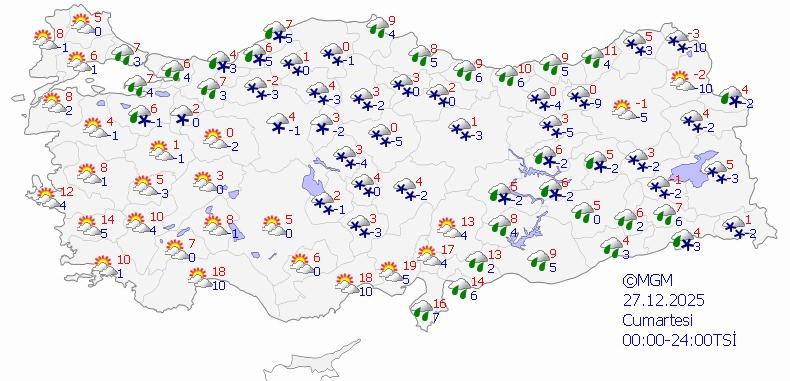 Son Dakika... Meteoroloji duyurdu: Kar geliyor! İstanbul için tarih verildi
