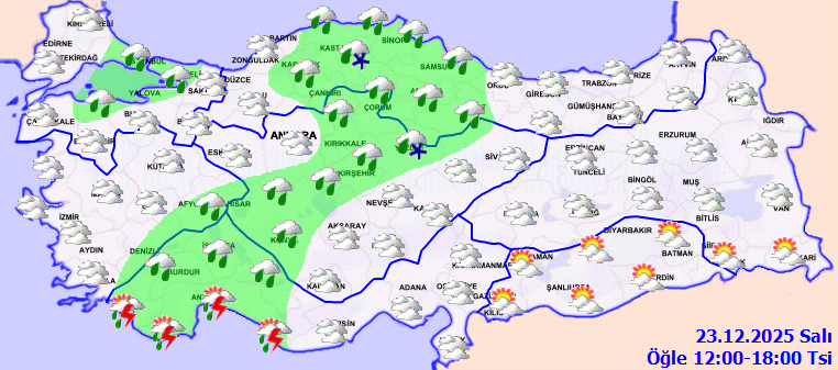 Meteoroloji Uyarısı: Dondurucu Soğuklar ve Kar Yağışı Geliyor - 23 Aralık Hava Durumu