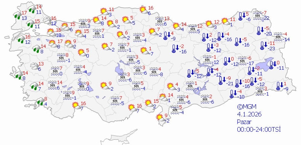 Meteoroloji'den 45 İle Kritik Kar ve Fırtına Uyarısı