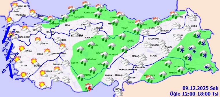 Meteoroloji'den son dakika kar yağışı uyarısı! Dört kente sarı kod