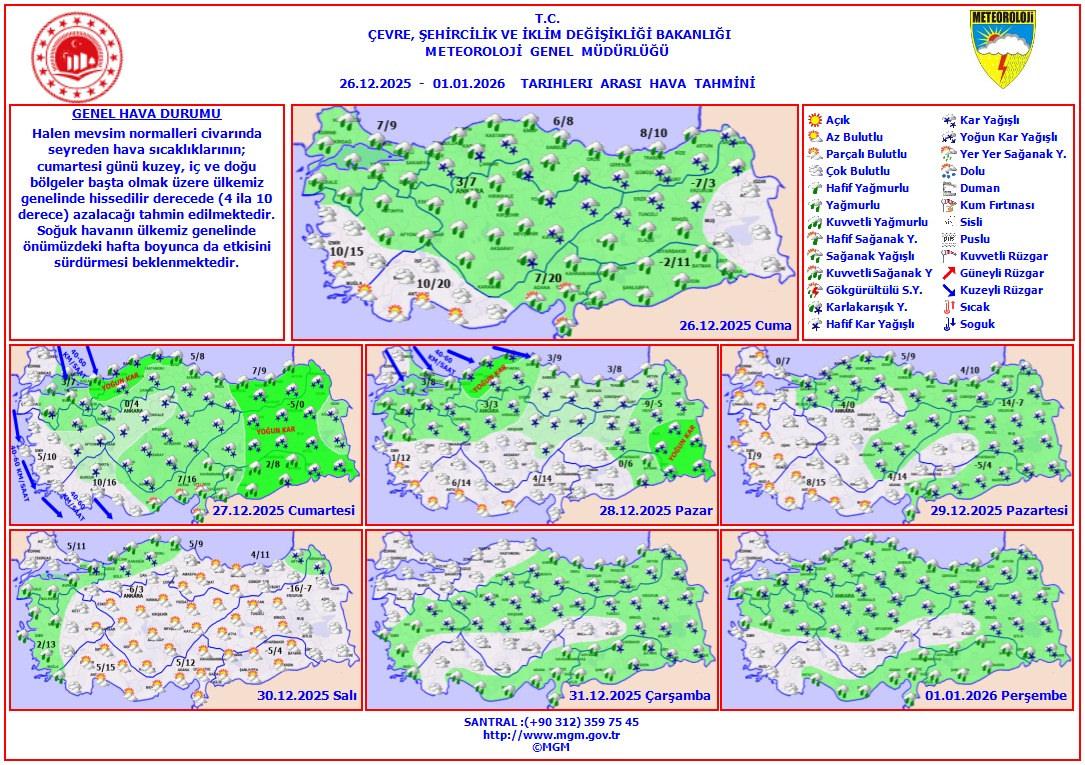 Meteoroloji yeni harita yayımladı! İstanbul dahil çok sayıda il için son dakika uyarısı