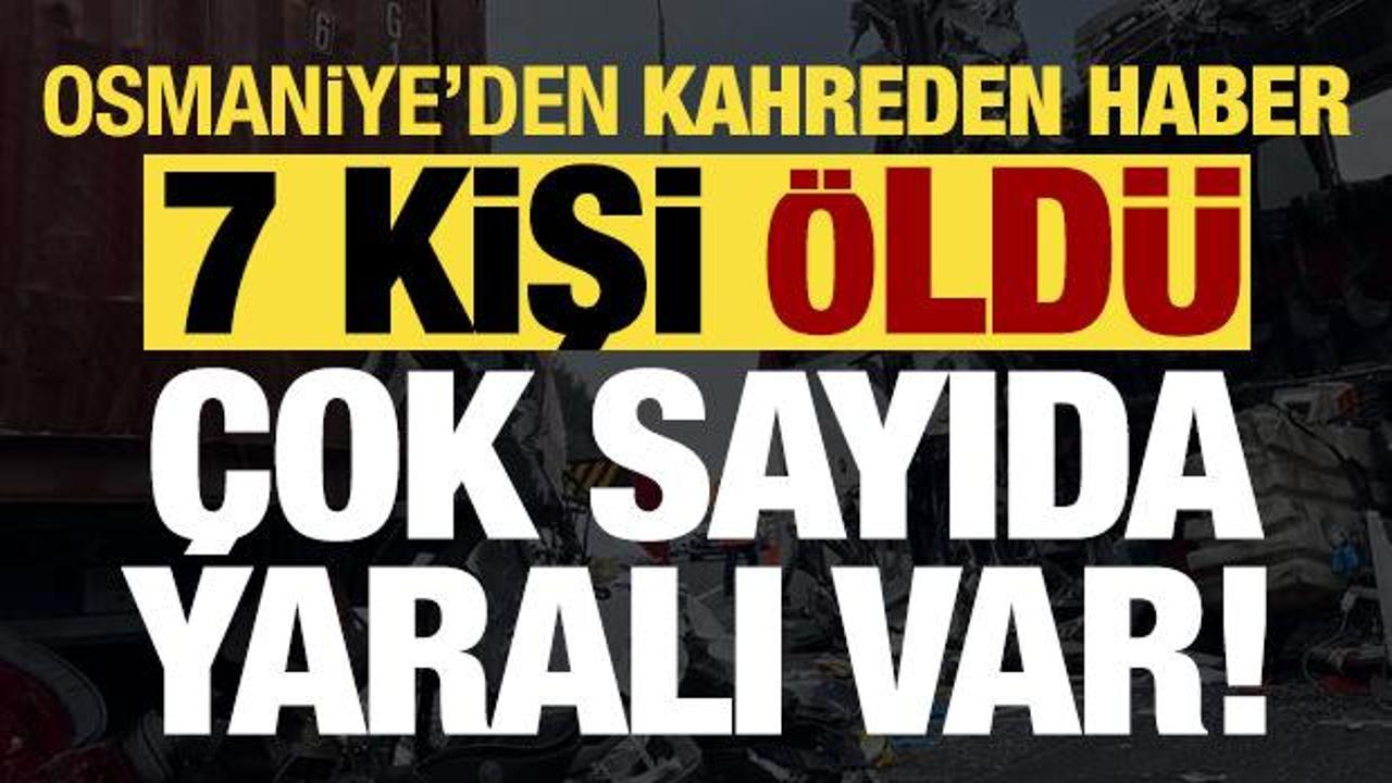 Osmaniye’de Feci Otobüs Kazası: 7 Ölü ve 10 Yaralı