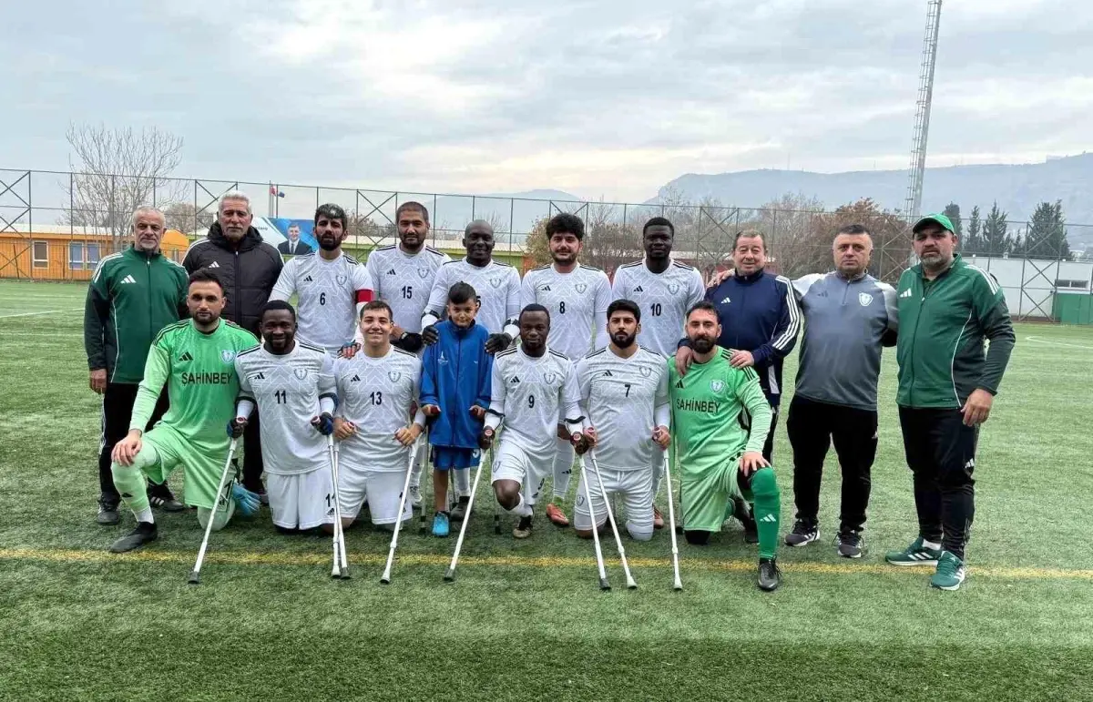 Şahinbey Ampute Futbol Takımından İzmir Deplasmanında Farklı 11-0 Galibiyet