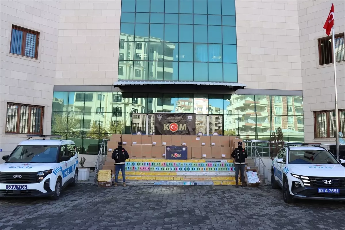 Şanlıurfa'da Gümrük Kaçağı 43 Bin Paket Sigara Ele Geçirildi