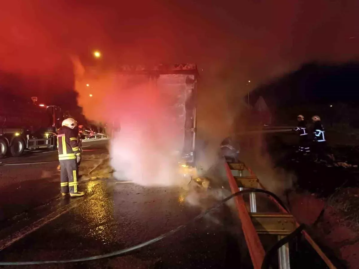 Şanlıurfa'da Tır Yangını: Milyonlarca Lira Zarar