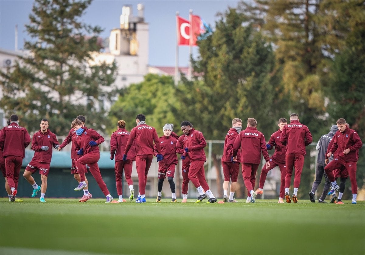 Trabzonspor'da Galatasaray maçının hazırlıkları devam ediyor