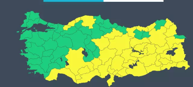 42 il için sarı kodlu uyarı! Sıcaklıklar daha da düşecek, kar fena bastıracak