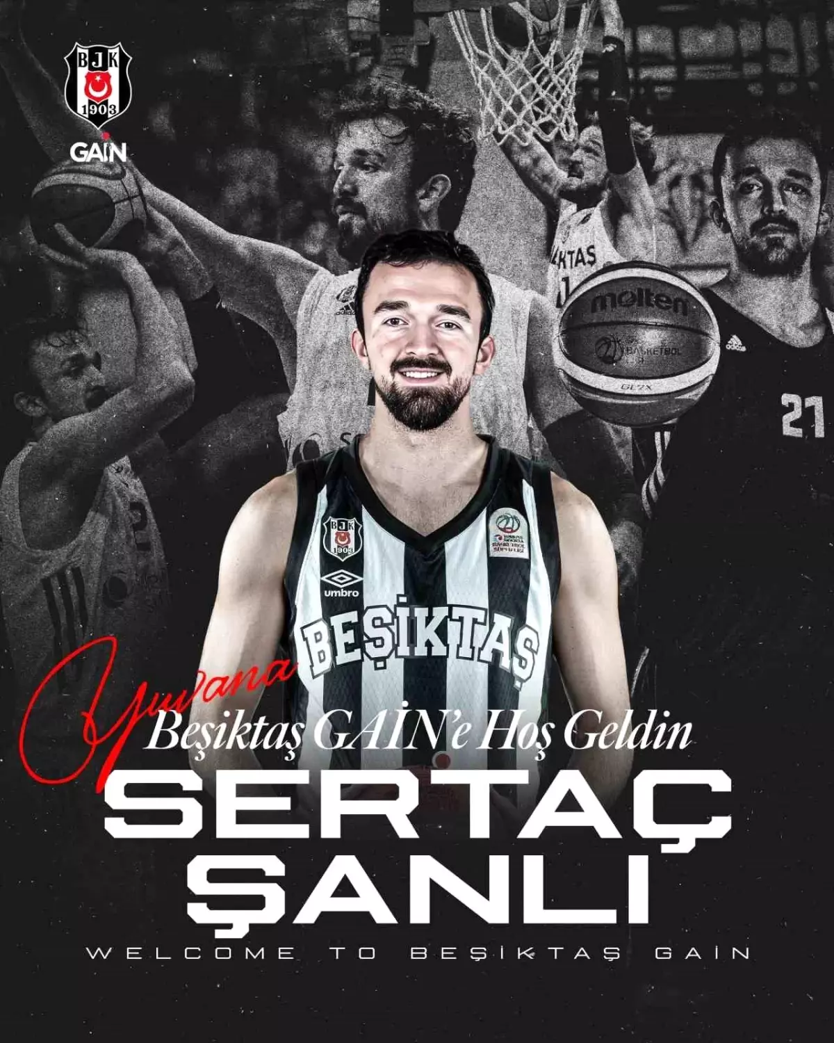 Beşiktaş Erkek Basketbol Takımı, Sertaç Şanlı ile Yeniden Anlaştı