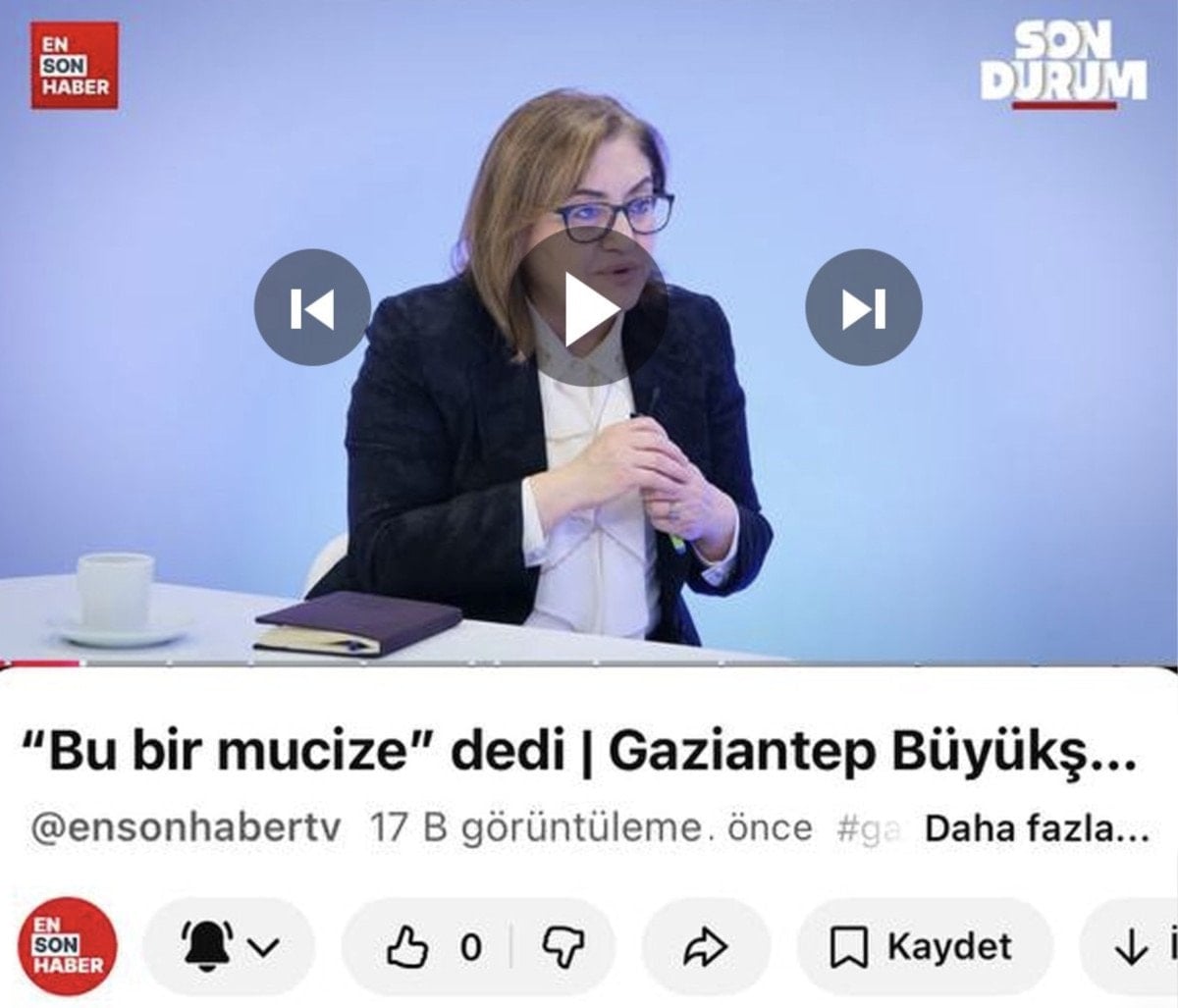 Fatma Şahin, 6 Şubat depremlerinde yaşananları tek tek anlattı