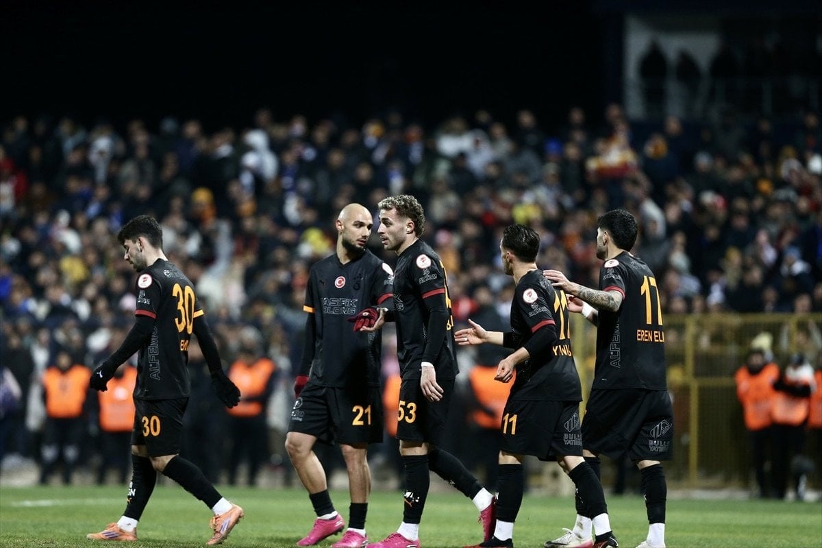 Galatasaray, Fethiyespor'u Türkiye Kupası'nda 2-1 Yendi