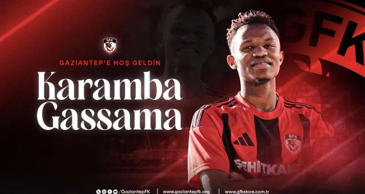Gaziantep FK, Karamba Gassama'yı Kadrosuna Kattı