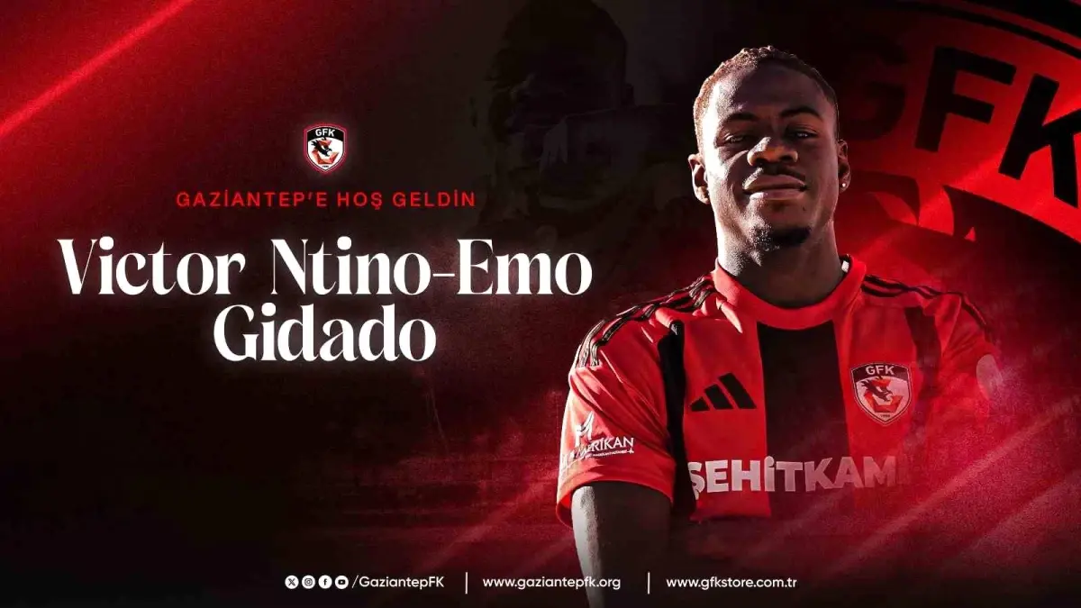 Gaziantep FK'nın Yeni Transferi Nijeryalı Genç Futbolcu Victor Ntino-Emo Gidado
