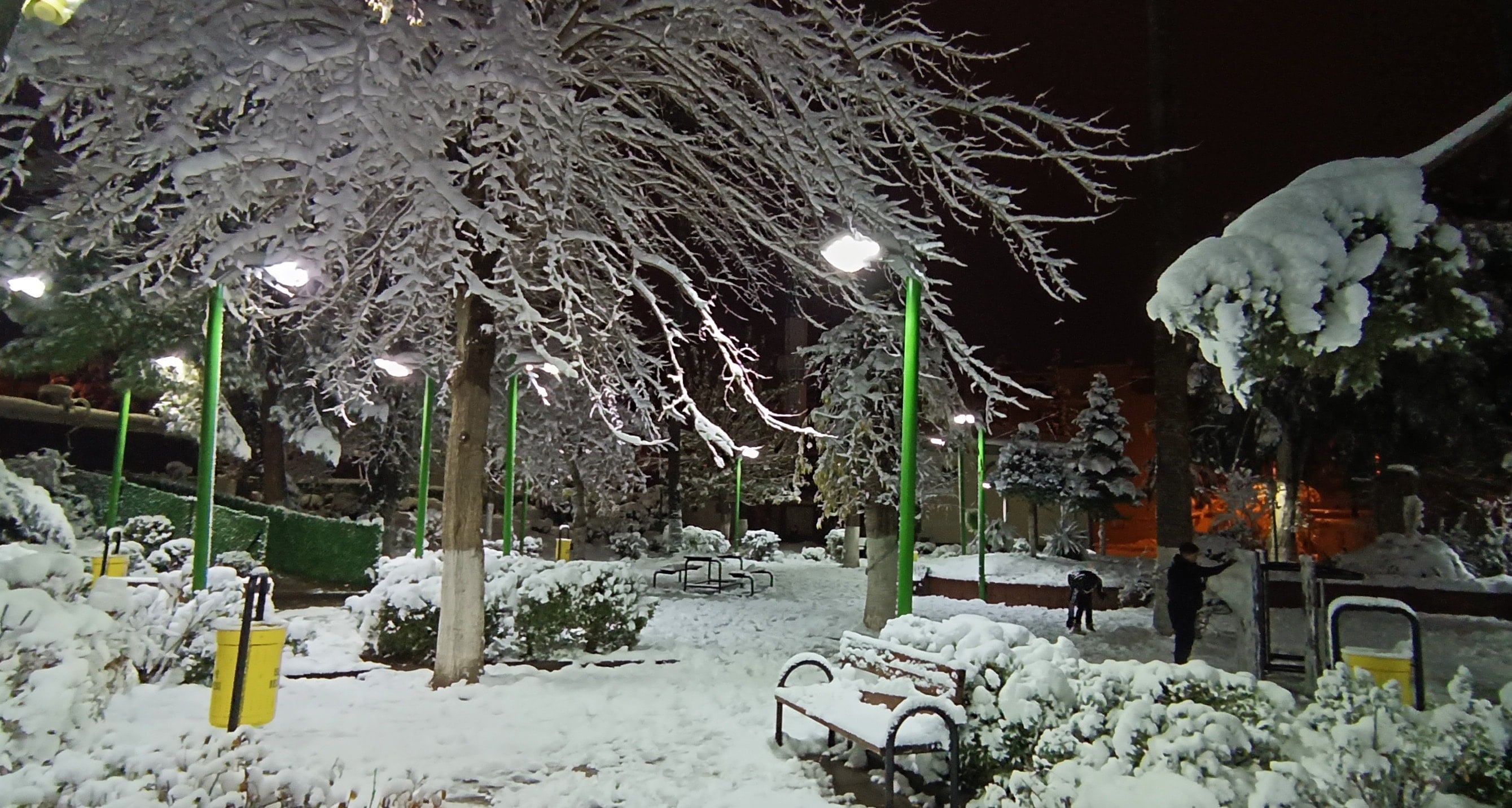 Gaziantep’te karla yeni yıla girilirken silah sesleri endişe yarattı