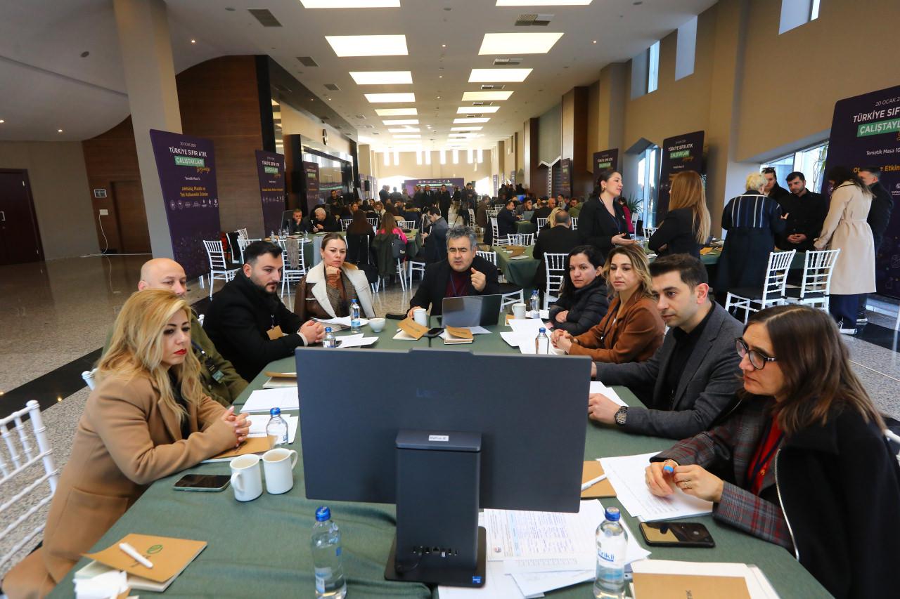 Gaziantep’te Sıfır Atık Ekosistemi Çalıştayı: 14 Tematik Masa ve Çok Paydaşlı İş Birliği