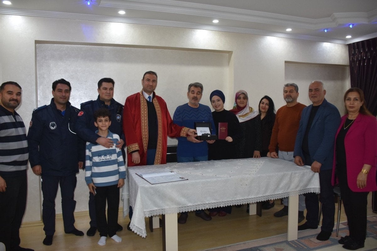 Gaziantep'te Yoğun Kar Yağışı Halinde Evde Nikah Kıyma Hizmeti