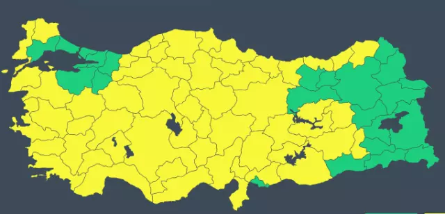 İstanbul ve 60 İlde Sarı Alarm: Soğuk Hava ve Kar Yağışı Uyarısı