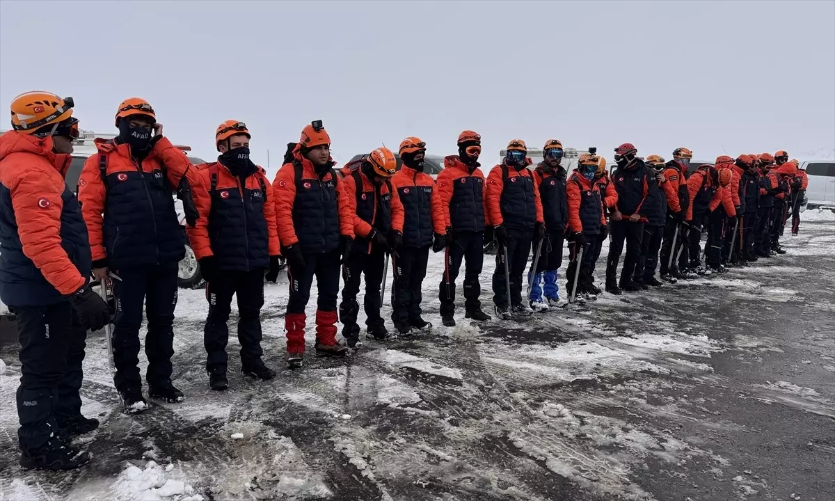 Kahramanmaraş'ta AFAD Ekipleri ile Çığ Arama Kurtarma Tatbikatı Gerçekleştirildi