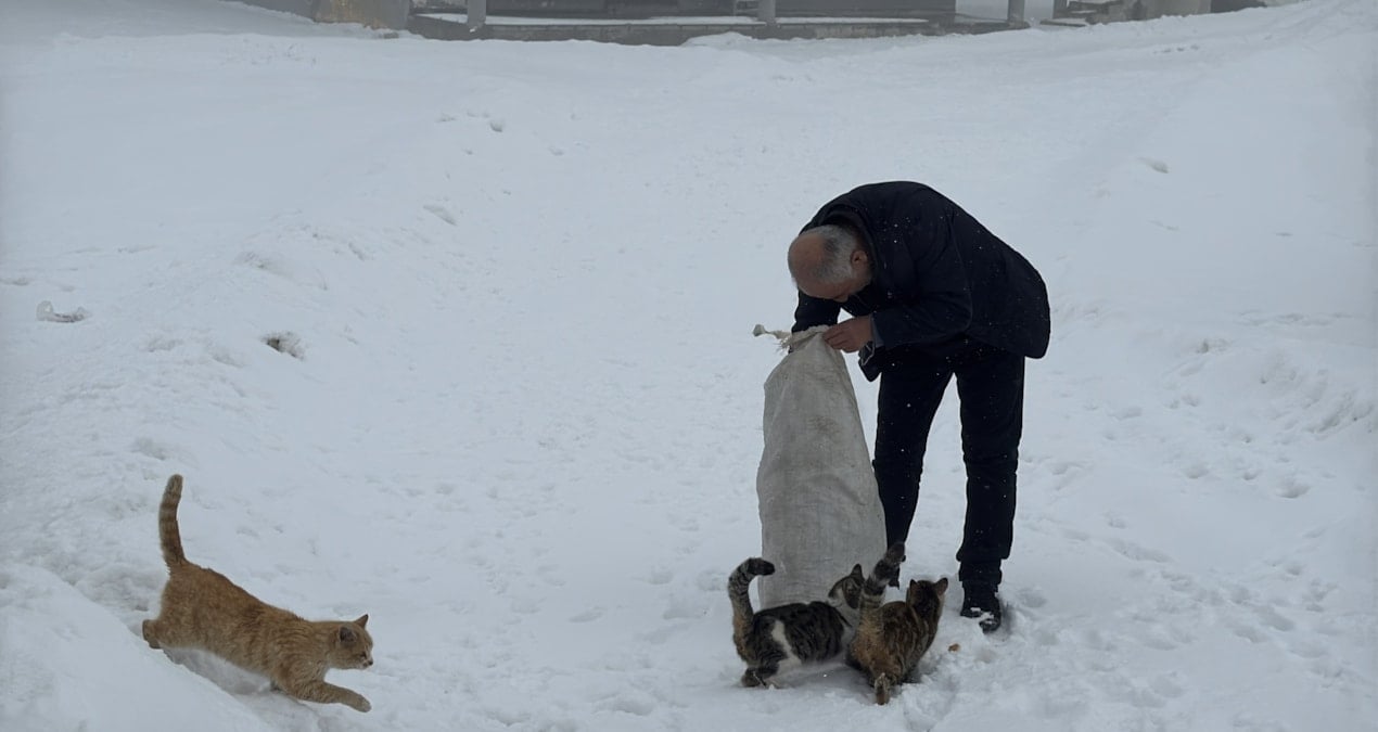 Kış Aylarında Sadece Bir Ailenin Yaşadığı Sarıkaya Köyü