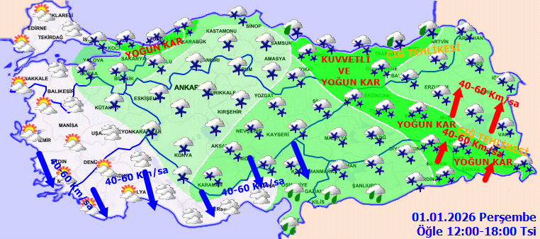 Meteoroloji 31 ili sarı kodla uyardı: Kuvvetli kar geliyor! İstanbullular hazırlanın