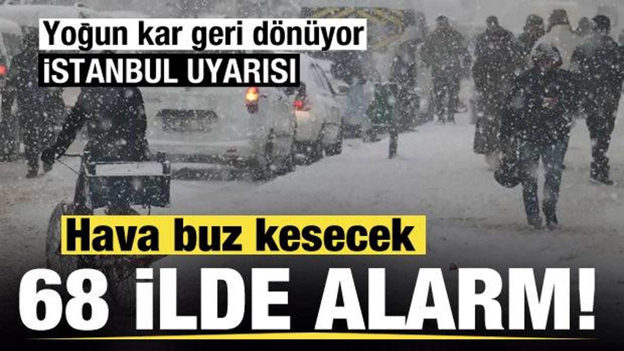 Meteoroloji Uyardı: 68 İlde Kuvvetli Kar Yağışı ve Soğuk Hava Geliyor