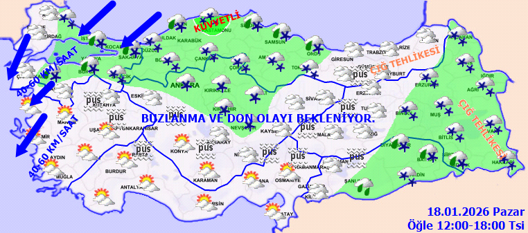Meteoroloji Uyardı: İstanbul ve Birçok İlde Yoğun Kar ve Soğuk Hava Alarmı