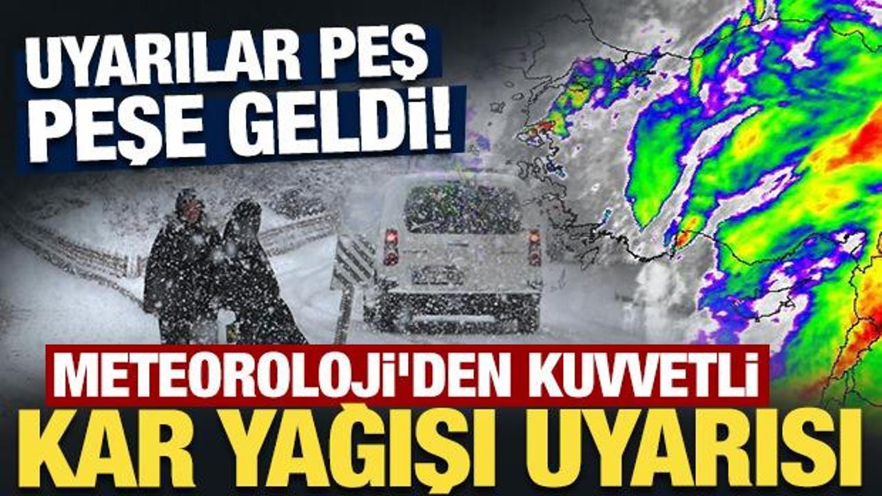 Meteoroloji'den Kritik Uyarı: Doğu ve Güneydoğu Bölgelerinde Kuvvetli Kar Yağışı Bekleniyor