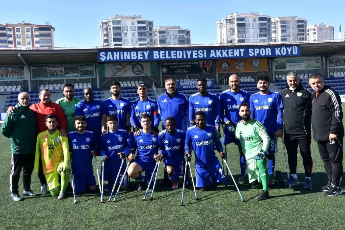 Şahinbey Ampute Futbol Takımı Ligde Güçlü Çıkışını Sürdürüyor