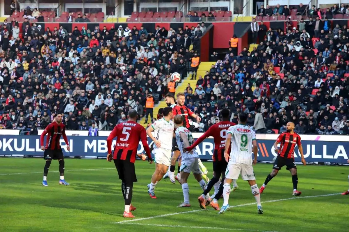 Gaziantep FK - Konyaspor: 1-1 Beraberlik