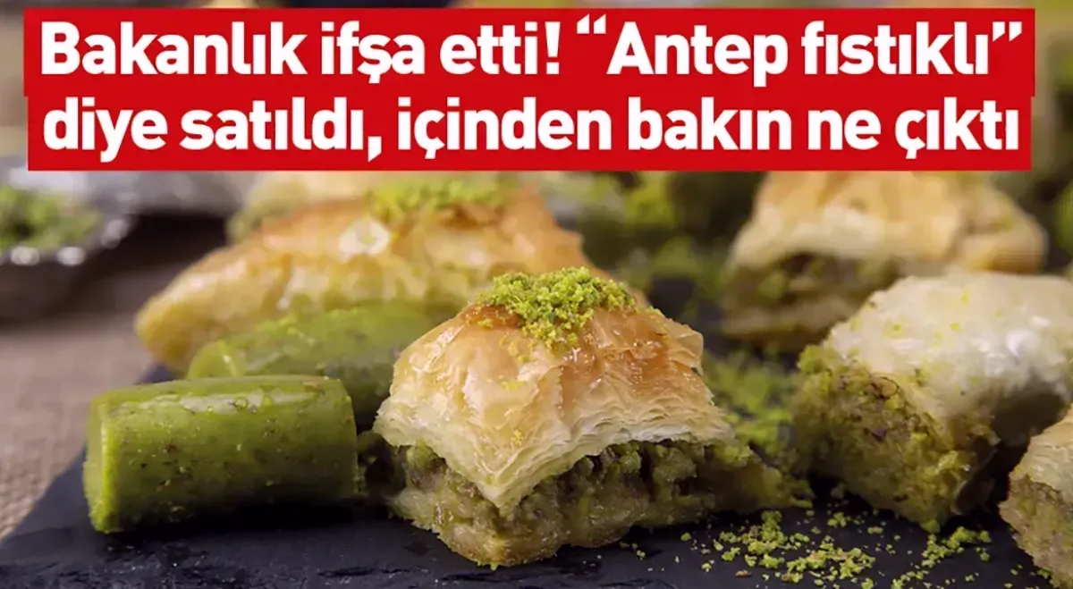Gaziantep baklava hile - Gaziantep Baklavada Hile Şoku