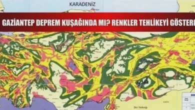 Gaziantep deprem - Gaziantep Deprem Kuşağında: Sarı ve Kırmızı Alanlar