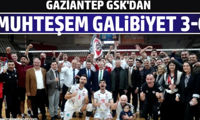 Gaziantep GSK galibiyet - Gaziantep GSK'dan Galibiyet