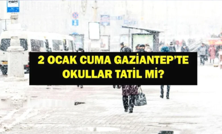 Gaziantep okullar tatil - Gaziantep okullar tatil mi, yağmur vurdu!