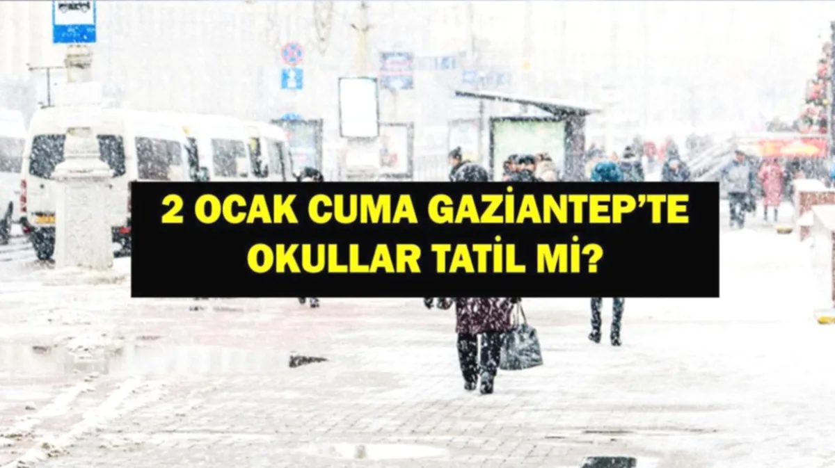 Gaziantep okullar tatil - Gaziantep okullar tatil mi, yağmur vurdu!
