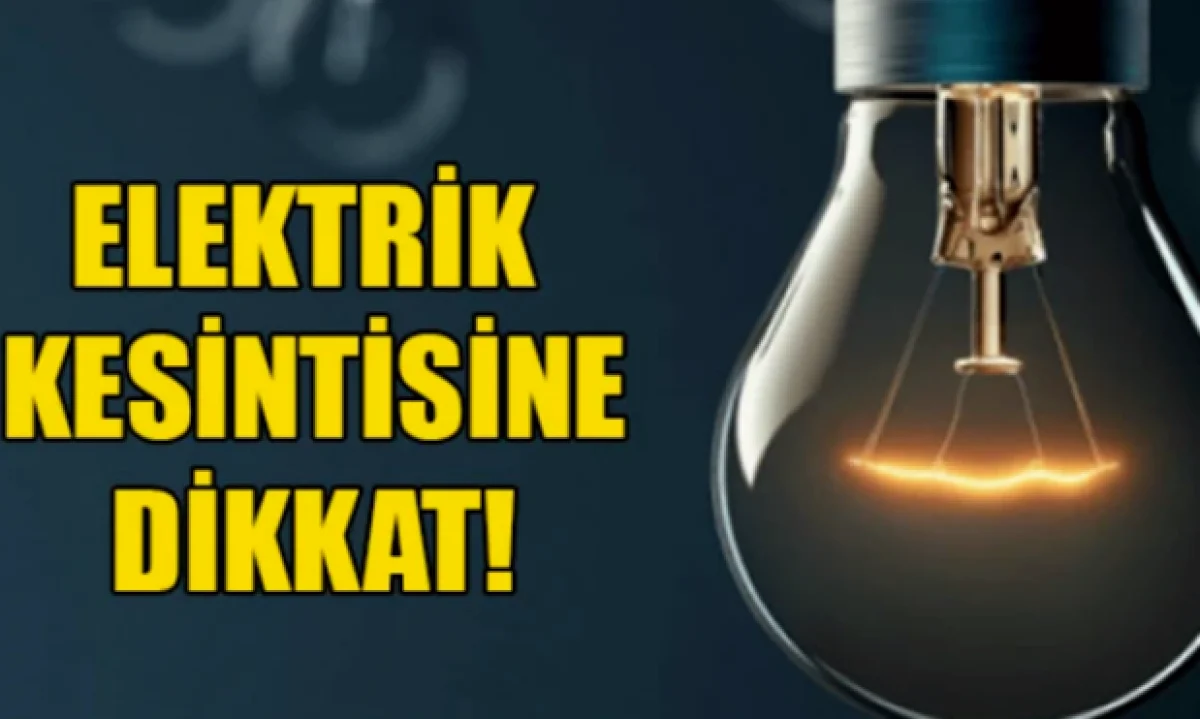 Gaziantep elektrik kesintisi - Gaziantep'te Elektrik Kesintisi Planı