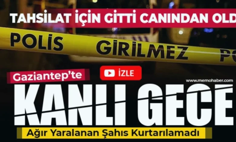 alacak kavgası - Gaziantep'te Kanlı Mesai: Alacak Kavgası Ölümle Bitti