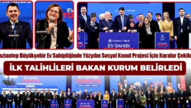 sosyal konut - Gaziantep'te Sosyal Konut Kurası Çekildi