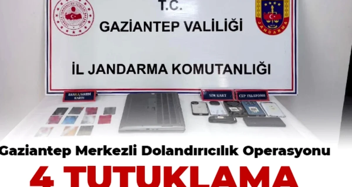 Gaziantep dolandırıcılık operasyonu - Gaziantep'ten Dev Dolandırıcılık: 4 Tutuklandı