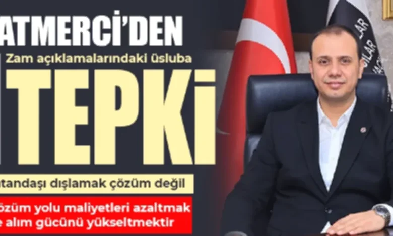 zam tartışmaları - Katmerci'den Zam Tartışmalarına Yapıcı Yaklaşım