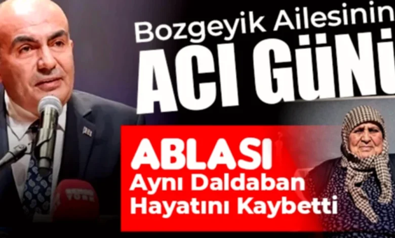 MHP abla acısı - MHP'de Abla Acısı: Bozgeyik Ailesi Yasta