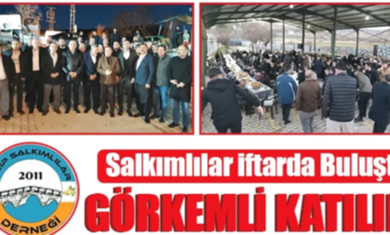 Salkım iftar buluşması - Salkım'da İftar: Siyasiler ve Halk Buluşması