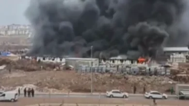 şantiyede yangın - Şantiyede Yangın Paniği: Gaziantep'te Alevler Yükseldi