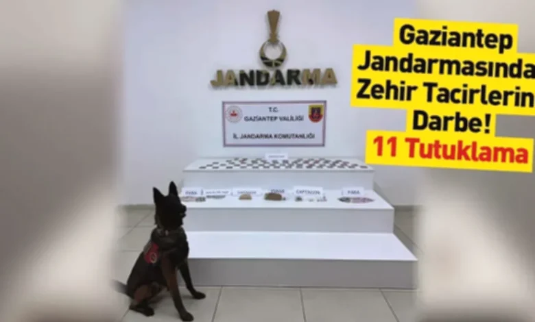 uyuşturucuyla savaş - Uyuşturucuyla Savaşta Gaziantep: 11 Tutuklama