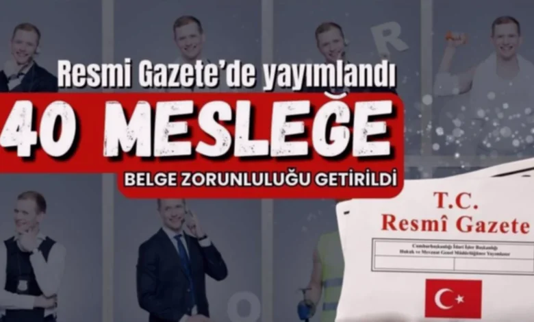 gaziantep meslek belge - 40 Mesleğe Belge Şartı Gaziantep'i Sarstı